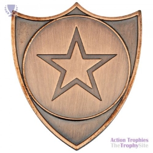 Shield Badge Bronze 1.5in