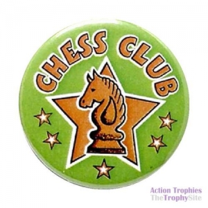 Chess Club Badge 1in (2.5cm)