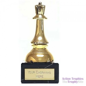 Chess Queen Figure Trophy 4.75in (12cm)