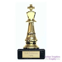 Chess King Figure Trophy 4.5in (11cm)