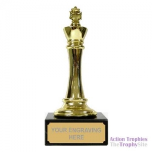 Deluxe Chess King Trophy 4.5in (11cm)