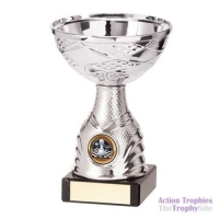 Silver Chess Cup Trophy 5.75in (14.5cm)