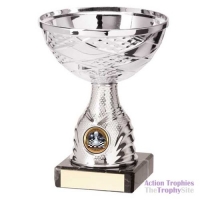 Silver Chess Cup Trophy 6.5in (16.5cm)