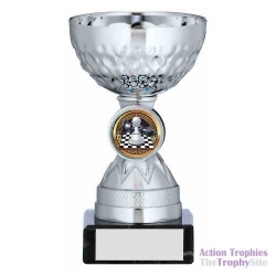 Silver Chess Cup Trophy 4.75in (12cm)