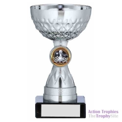 Silver Chess Cup Trophy 5.5in (14cm)