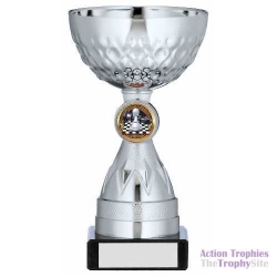 Silver Chess Cup Trophy 6.2in (16cm)