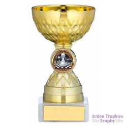Gold Chess Cup Trophy 4.75in (12cm)