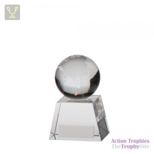 Voyager Globe Crystal Award 95mm