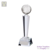 Interceptor Football Crystal Award 240mm