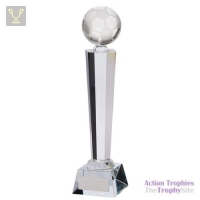 Interceptor Football Crystal Award 280mm