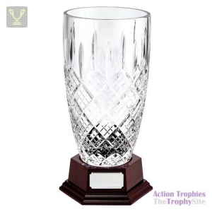 Lindisfarne St. Bernica Crystal Vase 240mm
