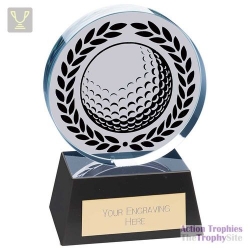 Emperor Golf Crystal Award 125mm