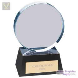 Emperor Multisport Crystal Award Clear & Black 125mm