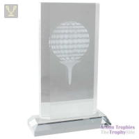 Motivation Golf Crystal Award 165mm