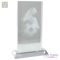 Motivation Football Crystal Award 165mm