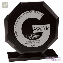 Octave Glass Award Jet Black 150mm