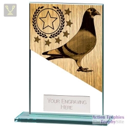 Mustang Pigeon Jade Glass Award 125mm