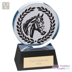 Emperor Equestrian Crystal Award 125mm