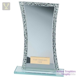 Eternal Glass Award Silver & Cracked Silver 185mm