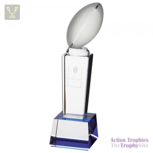 Tribute Rugby Crystal Award 195mm