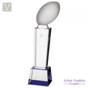 Tribute Rugby Crystal Award 230mm