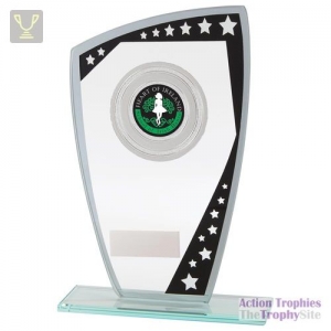 Cosmic Multisport Glass Award Black & Silver 170mm