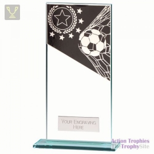 Mustang Football Jade Glass Award 180mm