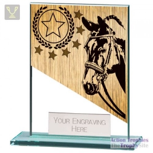 Mustang Equestrian Jade Glass Award 110mm