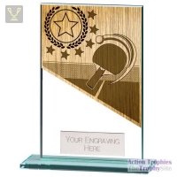 Mustang Table Tennis Jade Glass Award 125mm