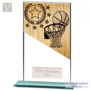 Mustang Basketball Jade Glass Award 140mm