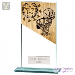 Mustang Basketball Jade Glass Award 160mm