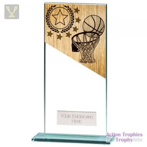 Mustang Basketball Jade Glass Award 180mm
