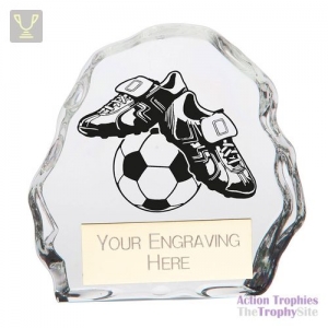 Mystique Football Glass Award 75mm