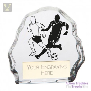 Mystique Football Male Glass Award 75mm