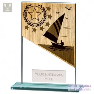 Mustang Sailing Jade Glass Award 125mm