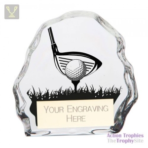 Mystique Golf Glass Award 90mm