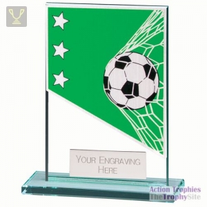 Mustang Football Green Jade Glass Award 80mm