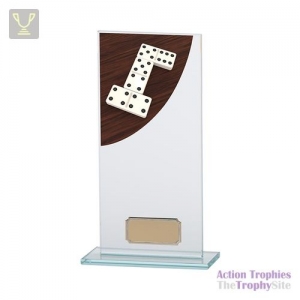 Colour Curve Dominoes Jade Glass Award 200mm