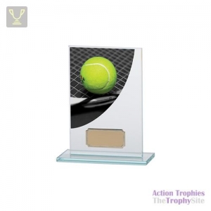Colour Curve Tennis Jade Glass Award 140mm
