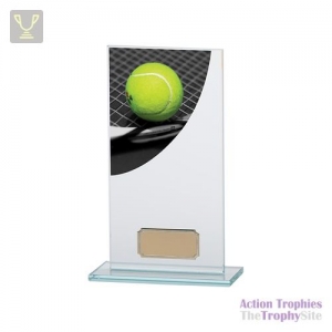 Colour Curve Tennis Jade Glass Award 180mm