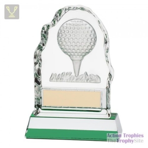 Challenger Golf Ball Crystal Award 130mm
