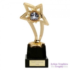 Curved Star Chess Trophy 6.25in (16cm)
