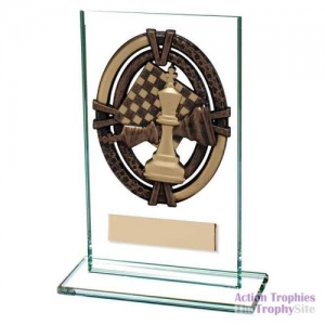 Glass Chess Plaque 5.5in (14cm)