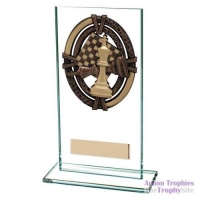 Glass Chess Plaque 6.25in (16cm)