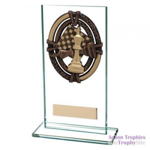 Glass Chess Plaque 6.25in (16cm)