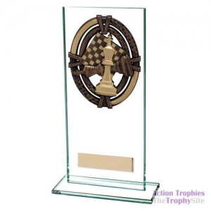 Glass Chess Plaque 7in (18cm)