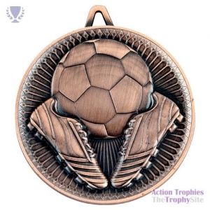 Football Deluxe Medal Bronze 2.35in
