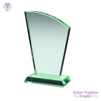 Jade Glass Sail Plaque (15mm Thick) 6.75in
