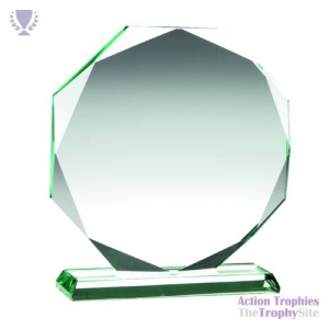 Jade Glass Octagon (15mm Thick) 6.75in
