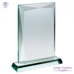 Jade Glass Chunky Rectangle Plaque (19mm Thick) 9.75in